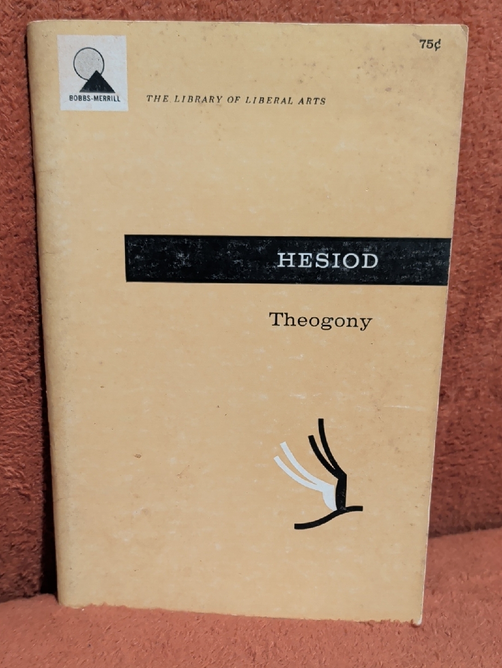 Hesiod Theogony Paperback Book - Beige Cover